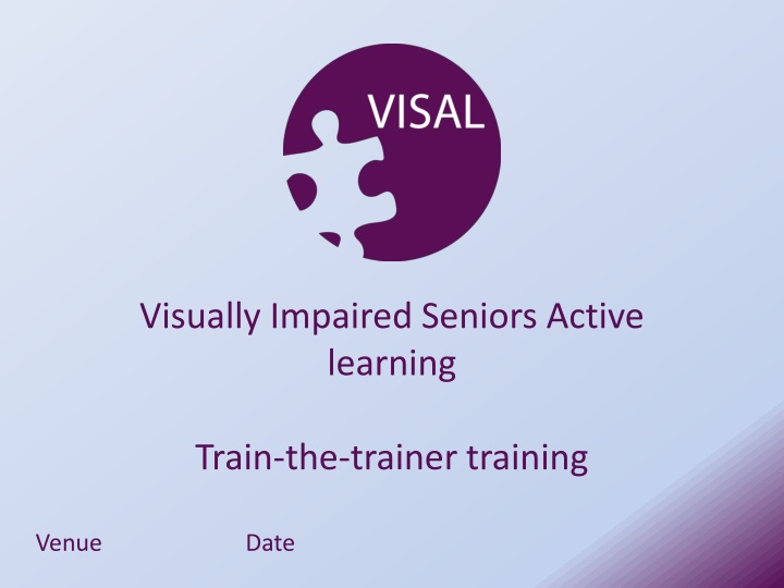 visually impaired seniors active learning