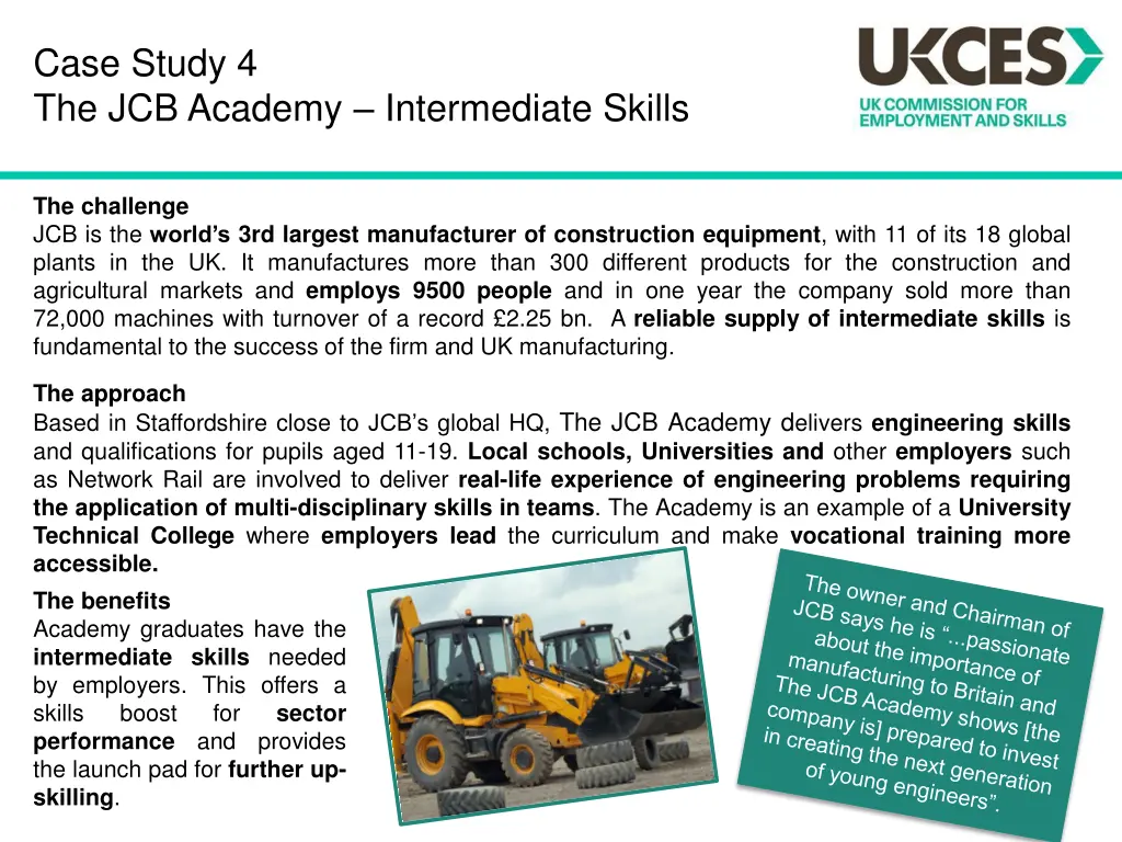 case study 4 the jcb academy intermediate skills