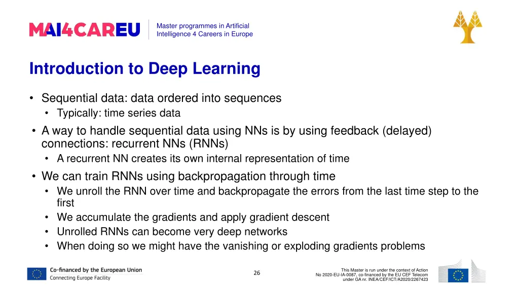 master programmes in artificial intelligence 25