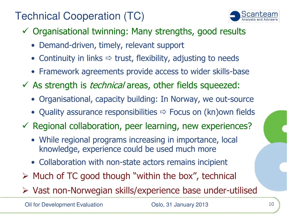 technical cooperation tc organisational twinning