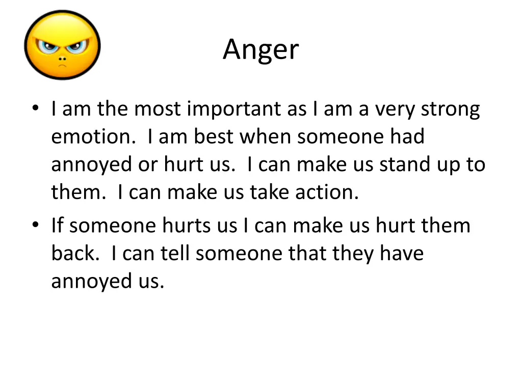 anger