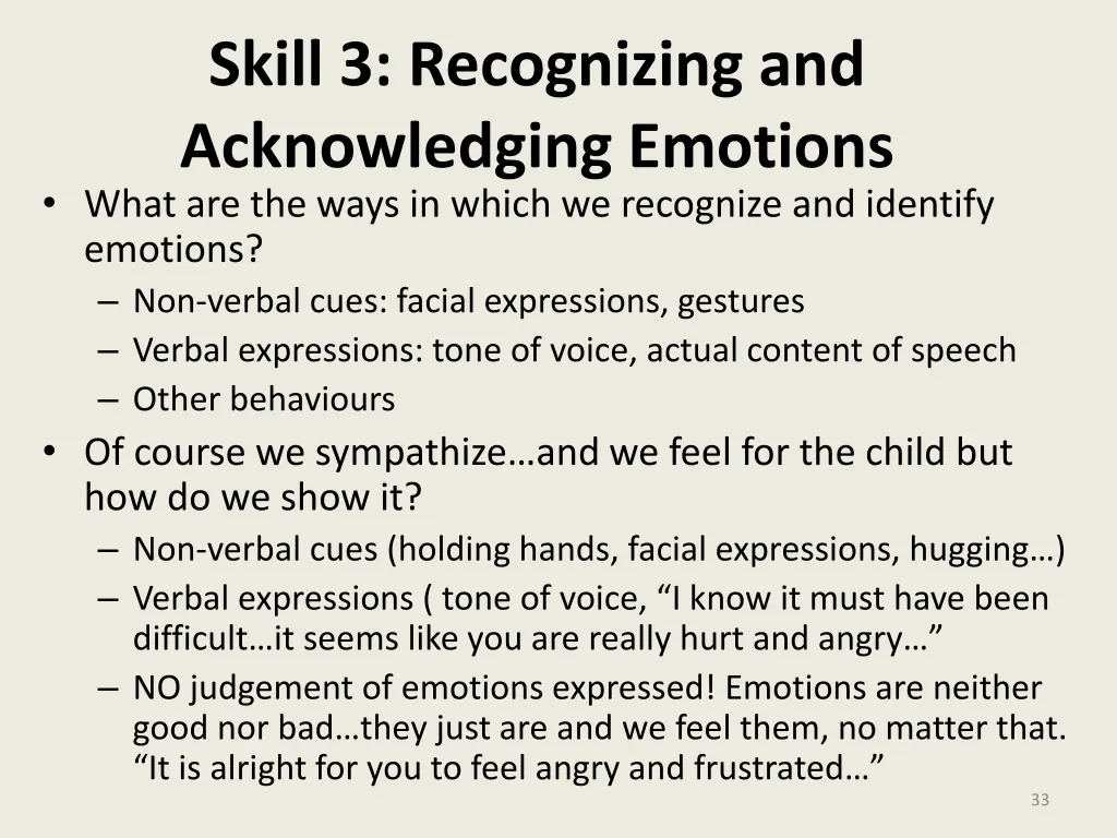 skill 3 recognizing and acknowledging emotions