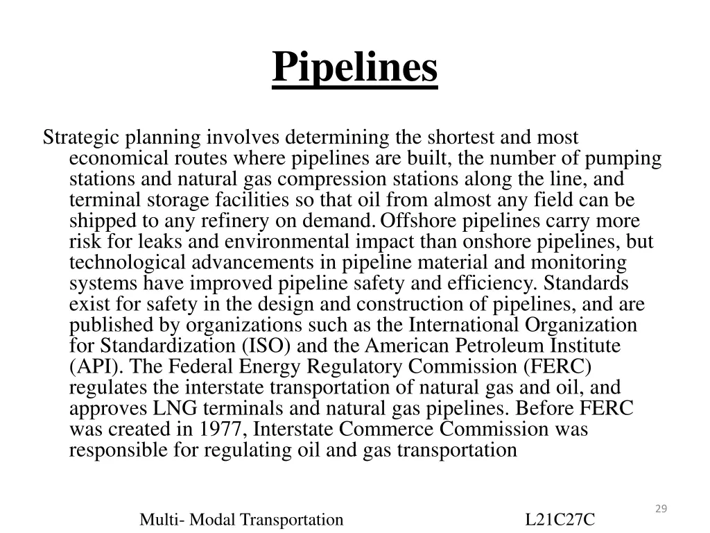 pipelines 1