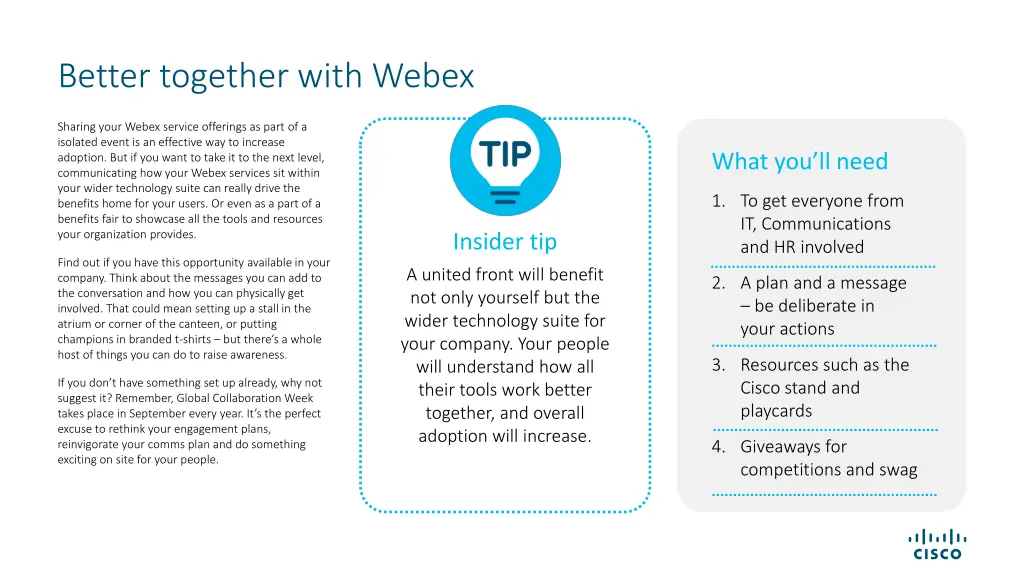 better together with webex