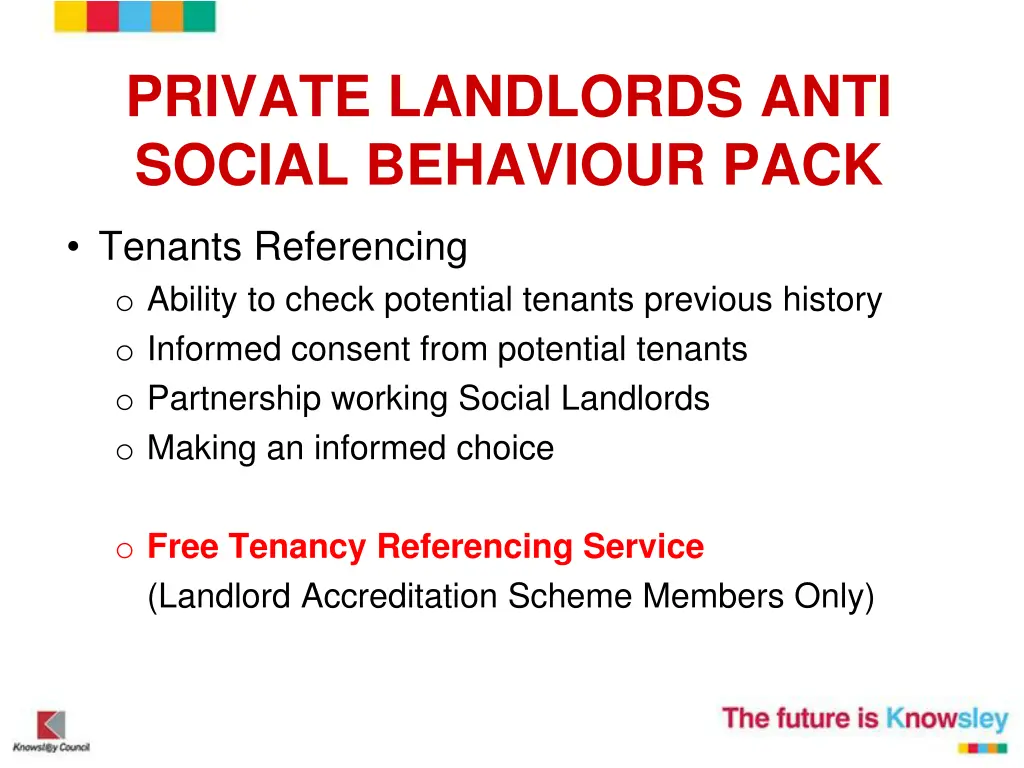 private landlords anti social behaviour pack 1