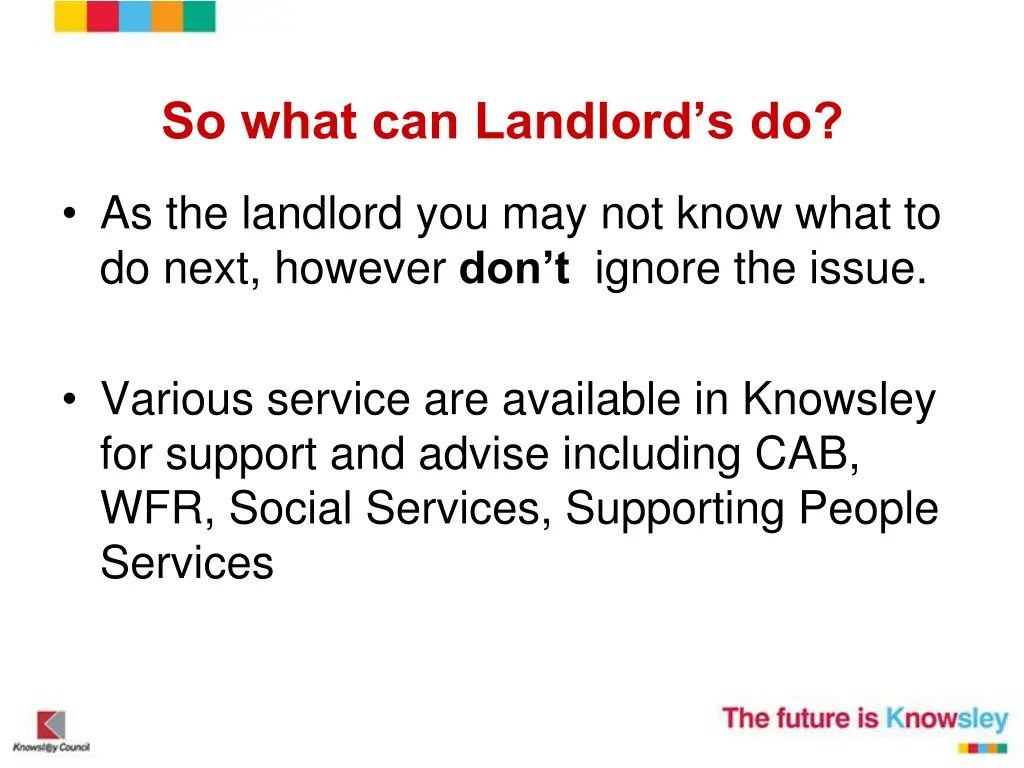 so what can landlord s do