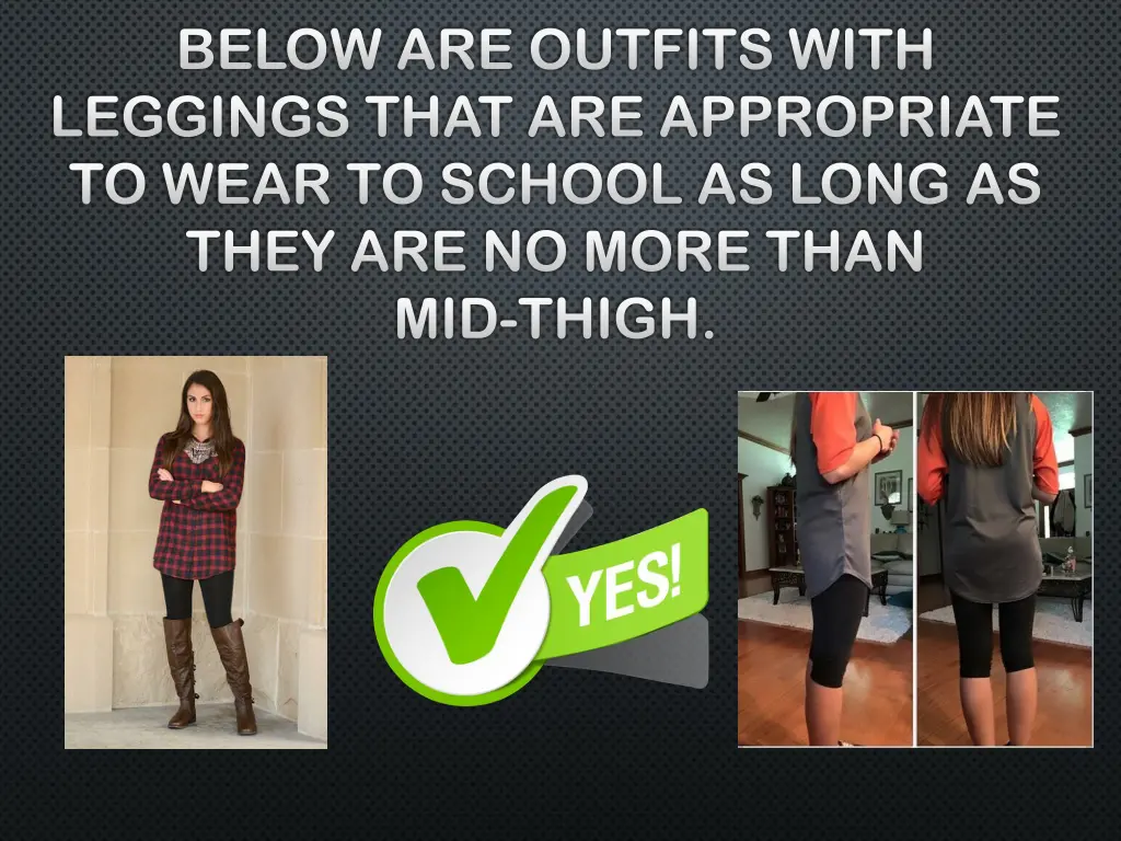 below are outfits with leggings that