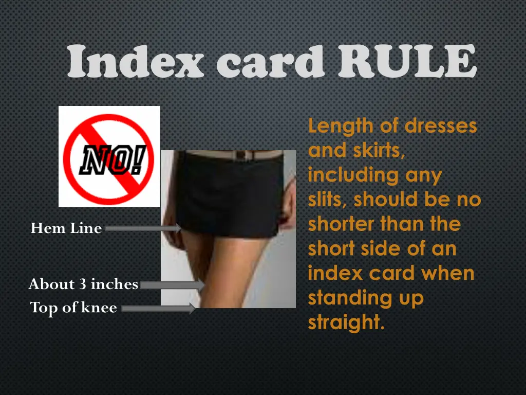 index card rule