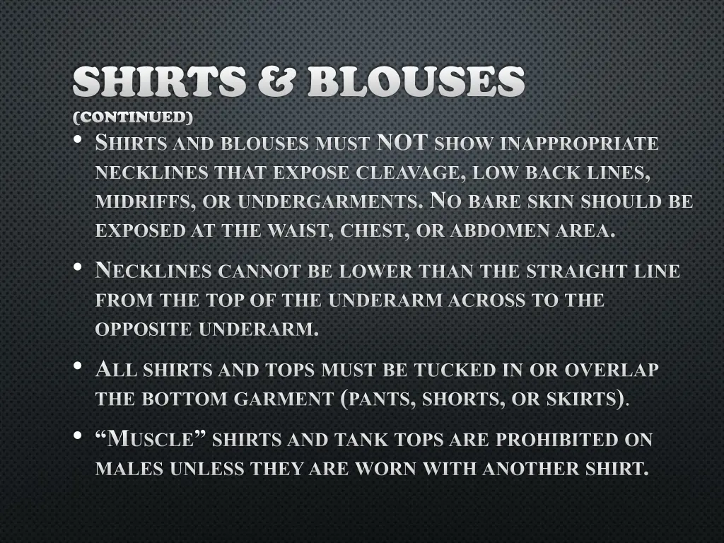 shirts blouses continued s hirts and blouses must