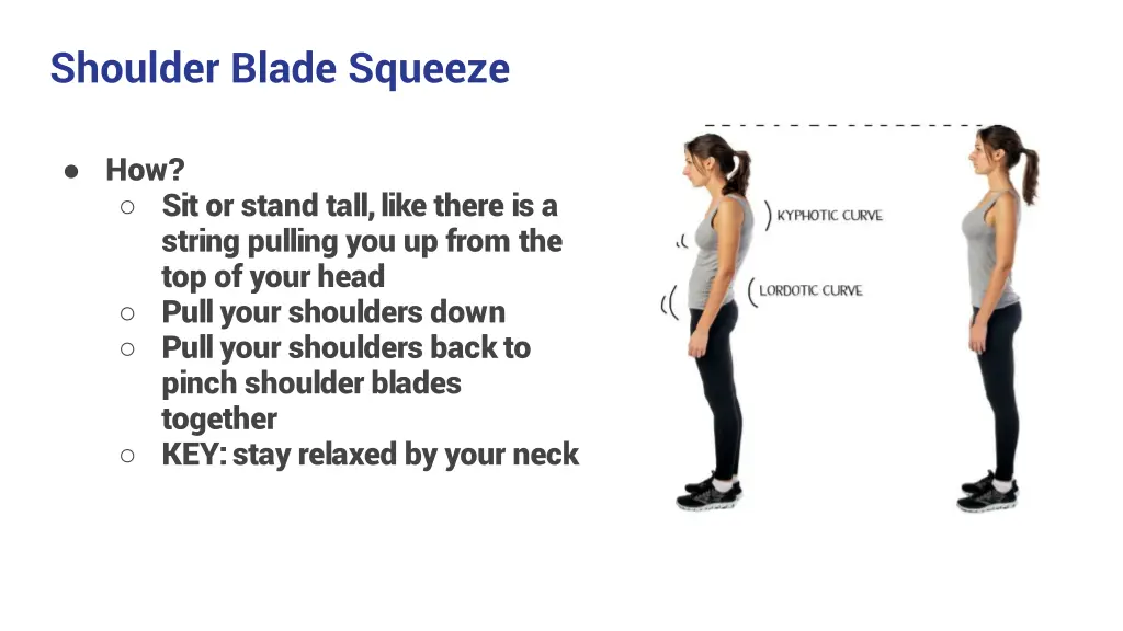 shoulder blade squeeze