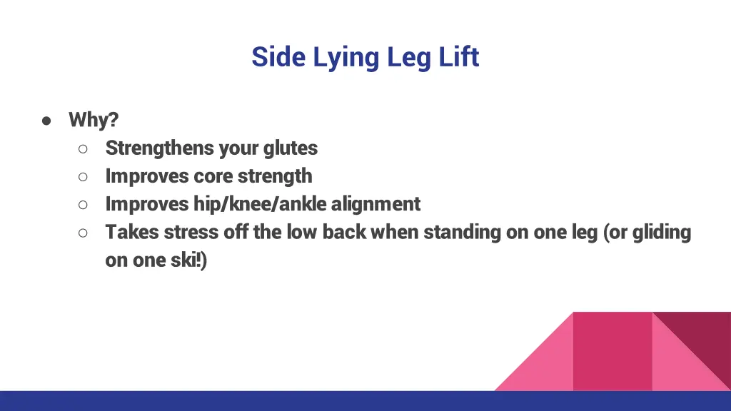 side lying leg lift 1