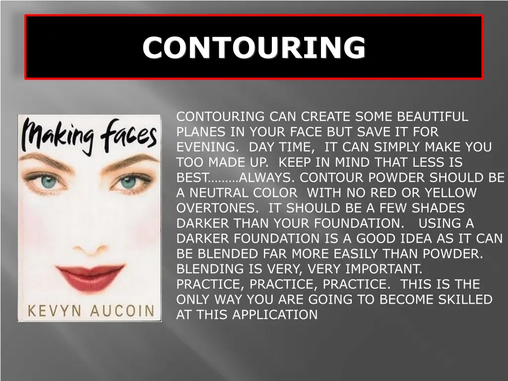 contouring