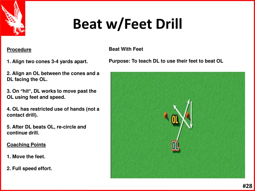 beat w feet drill