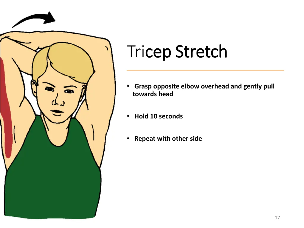 tricep stretch cep stretch