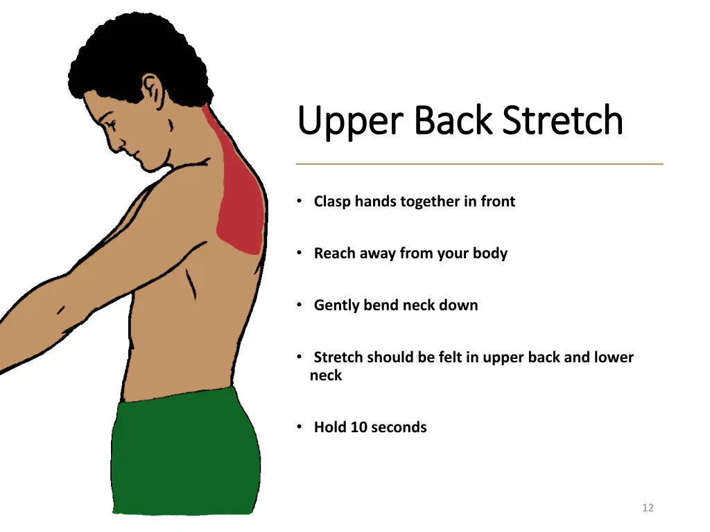 upper back stretch upper back stretch