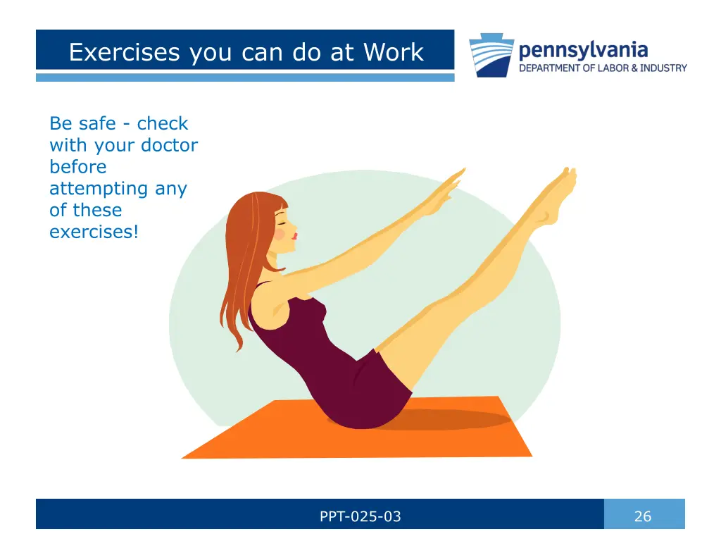 exercises you can do at work