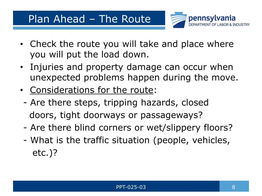 plan ahead the route