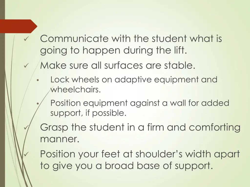 communicate with the student what is going