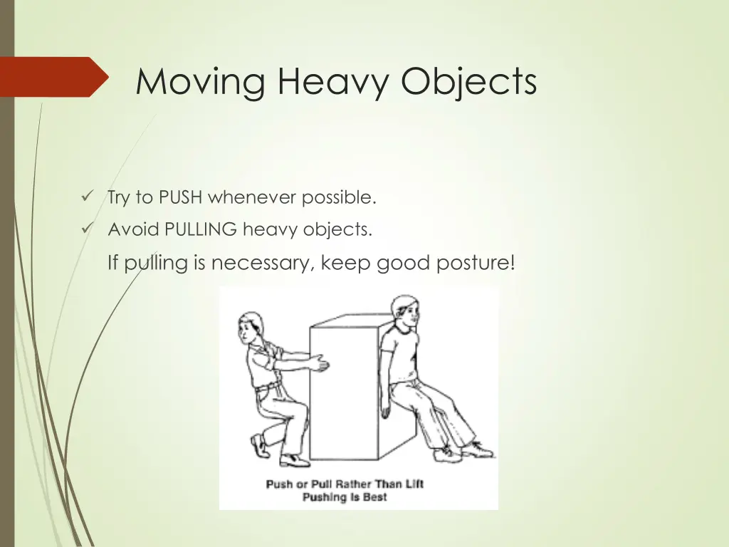 moving heavy objects