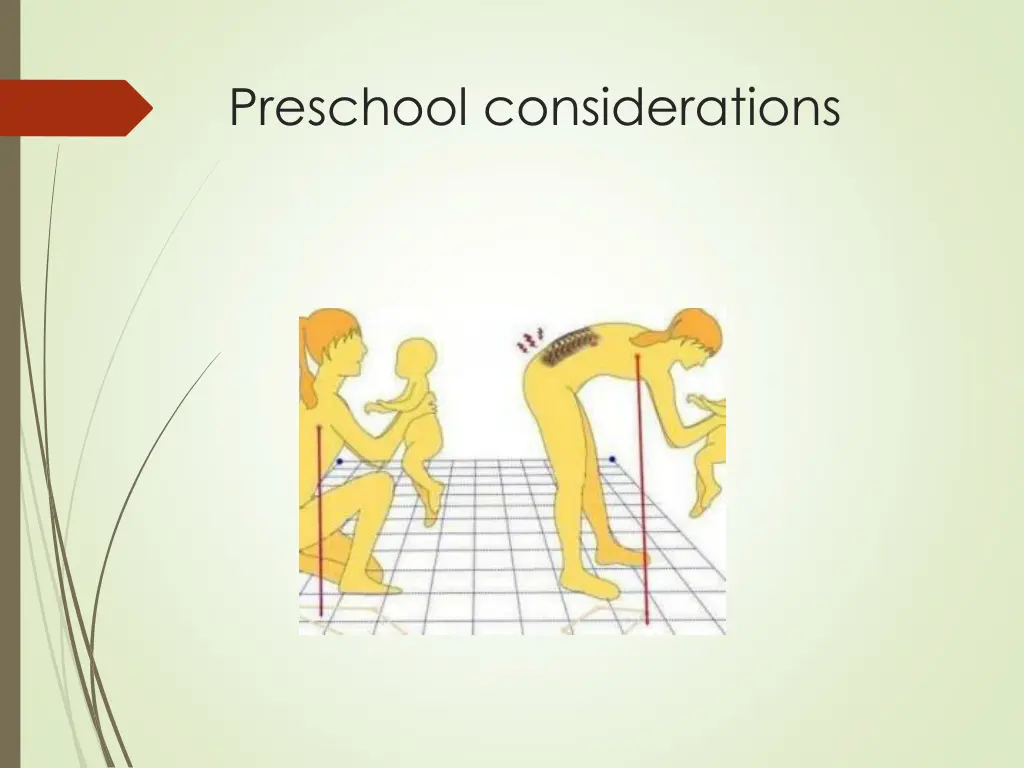 preschool considerations