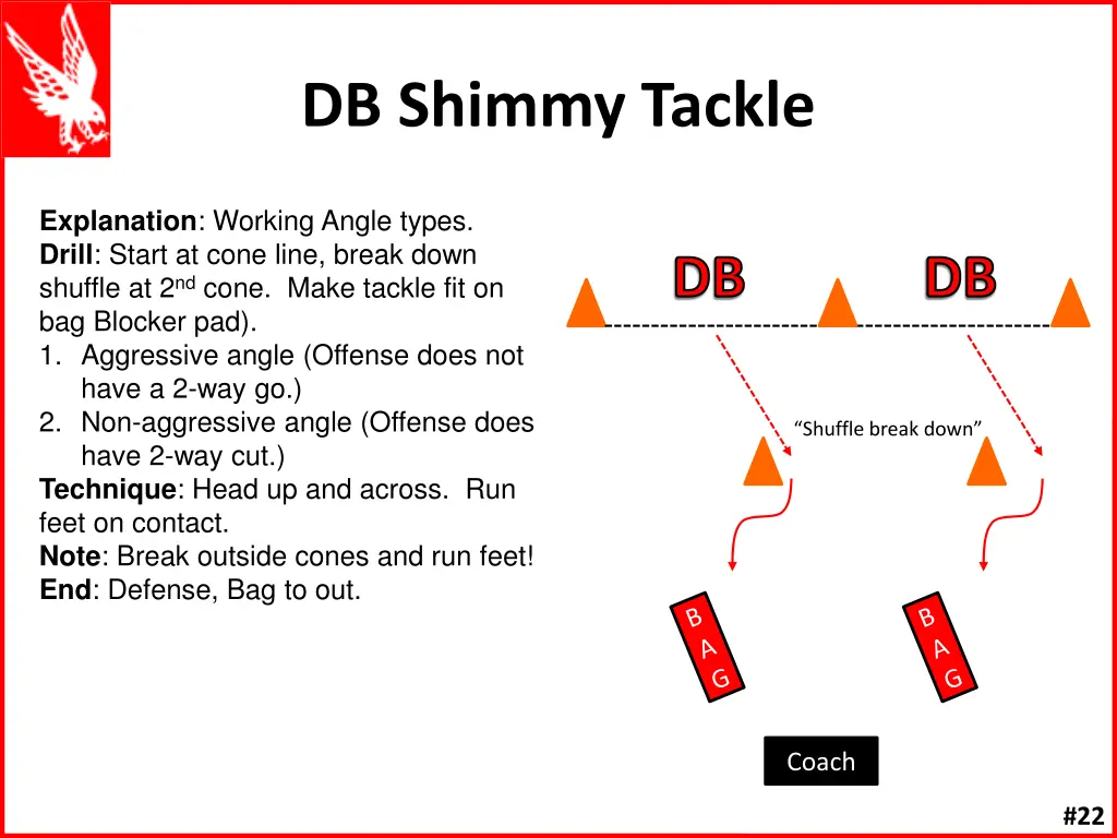 db shimmy tackle