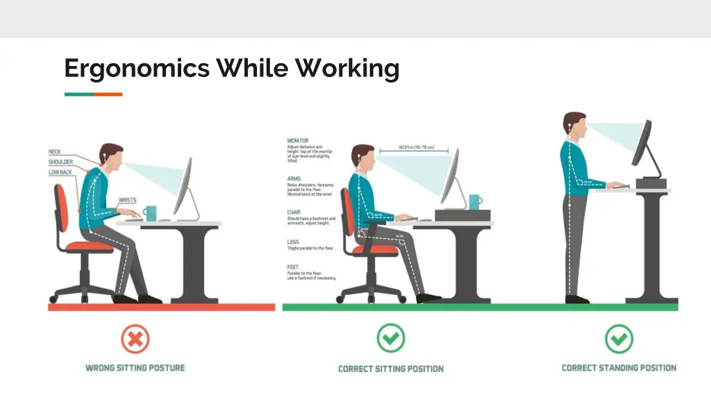 ergonomics while working