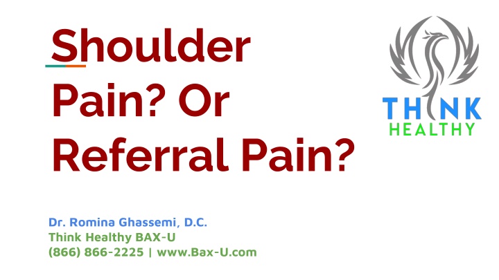 shoulder pain or referral pain