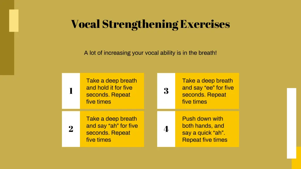 vocal strengthening exercises