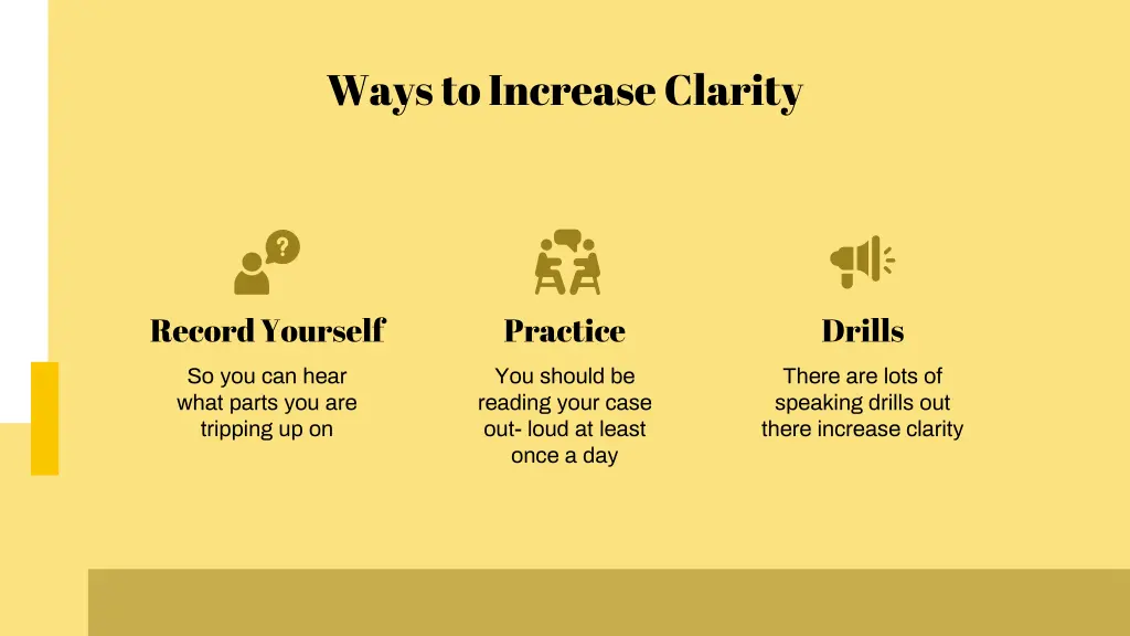 ways to increase clarity