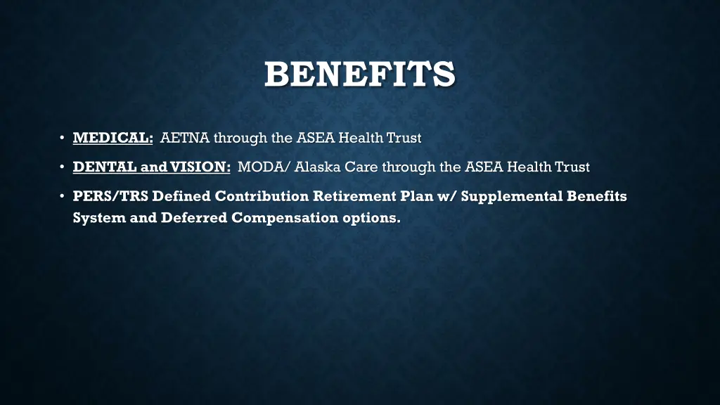 benefits