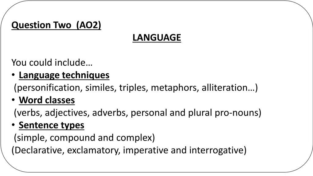 question two ao2