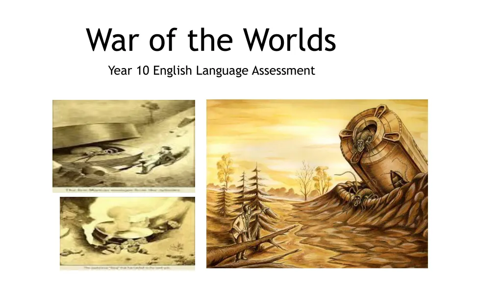 war of the worlds year 10 english language