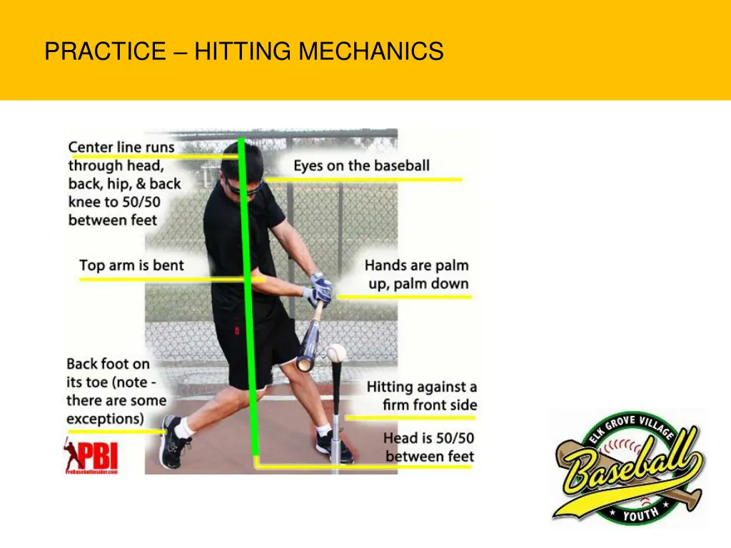 practice hitting mechanics