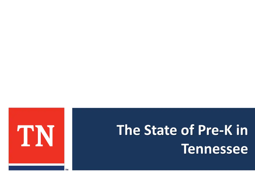 the state of pre k in tennessee