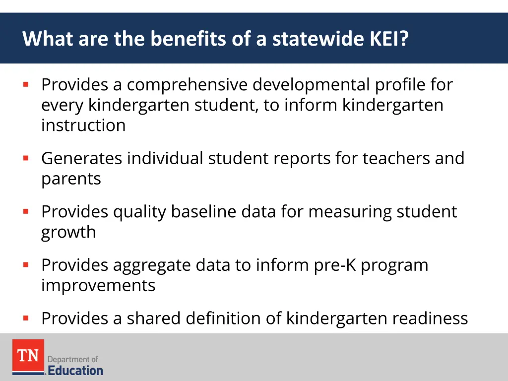 what are the benefits of a statewide kei