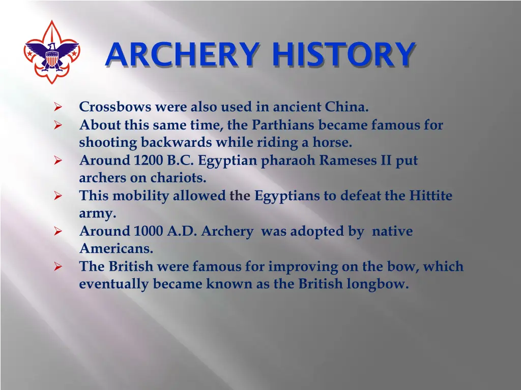 archery history 1