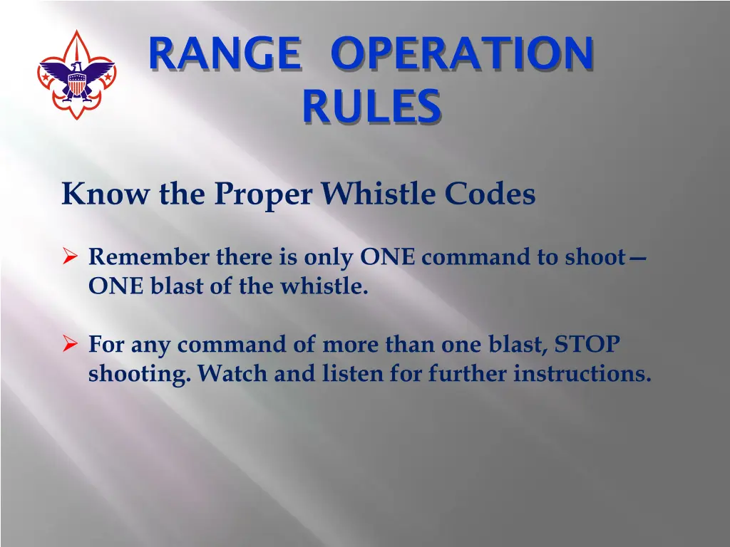 range operation rules 1