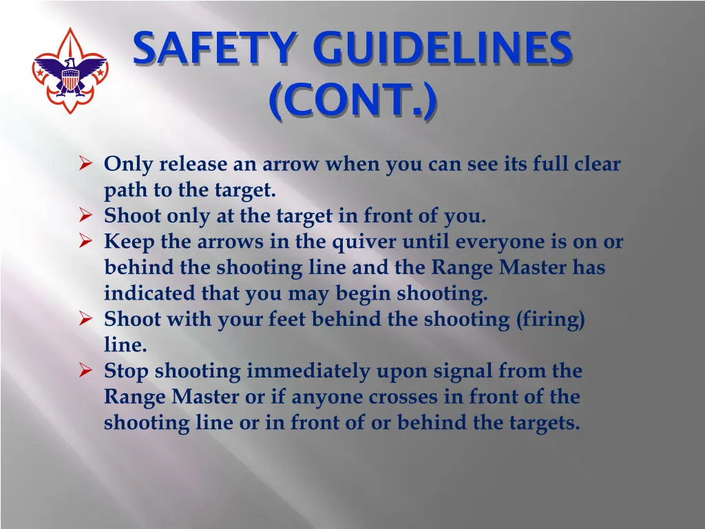 safety guidelines cont 1