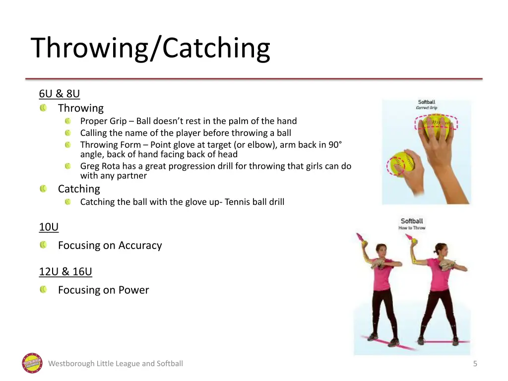 throwing catching