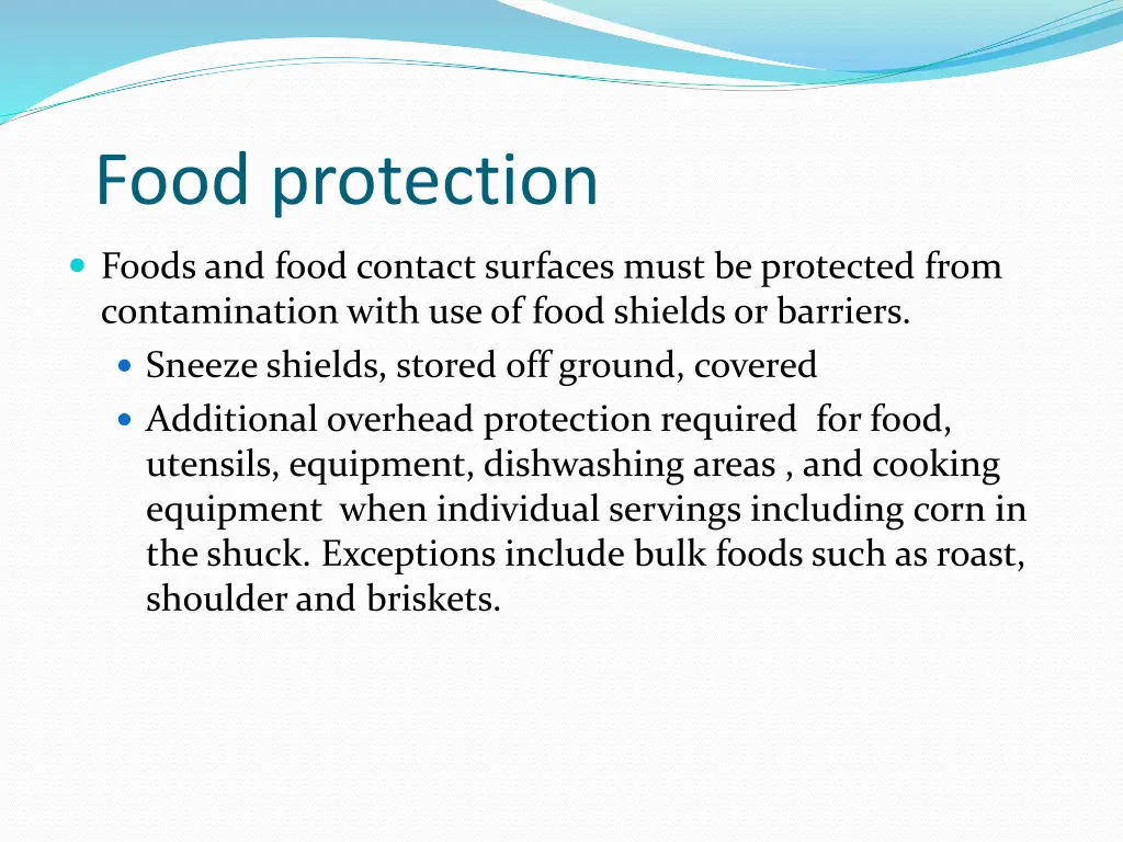 food protection