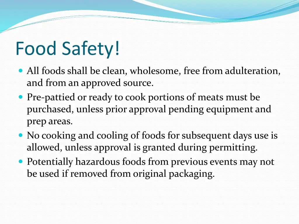 food safety