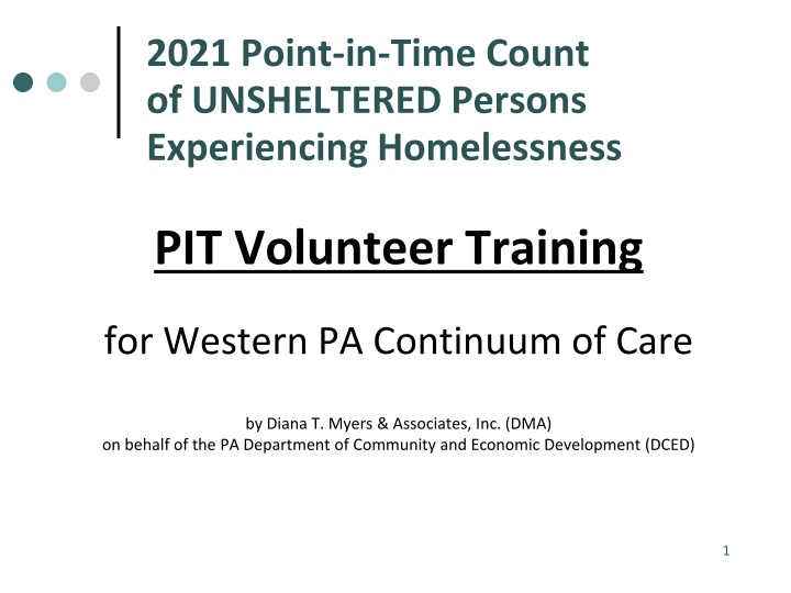 2021 point in time count of unsheltered persons