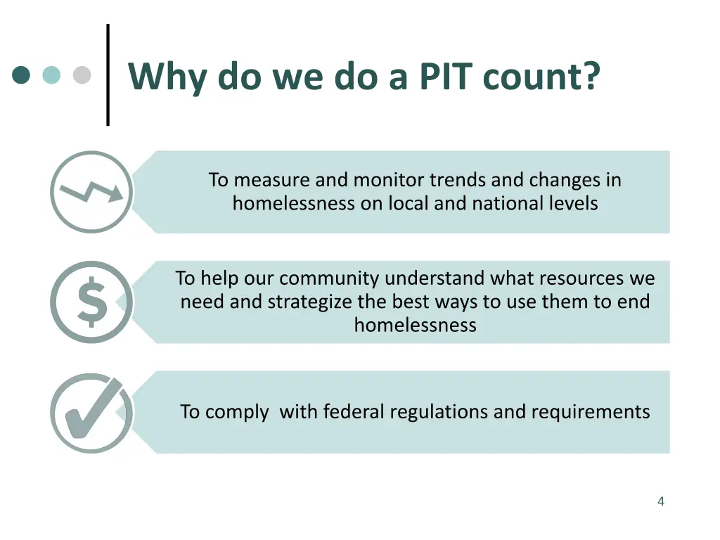 why do we do a pit count