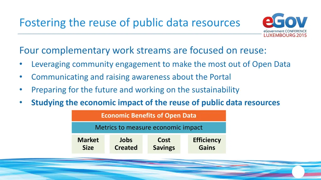 fostering the reuse of public data resources