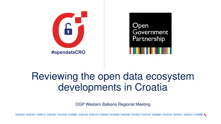 reviewing the open data ecosystem developments