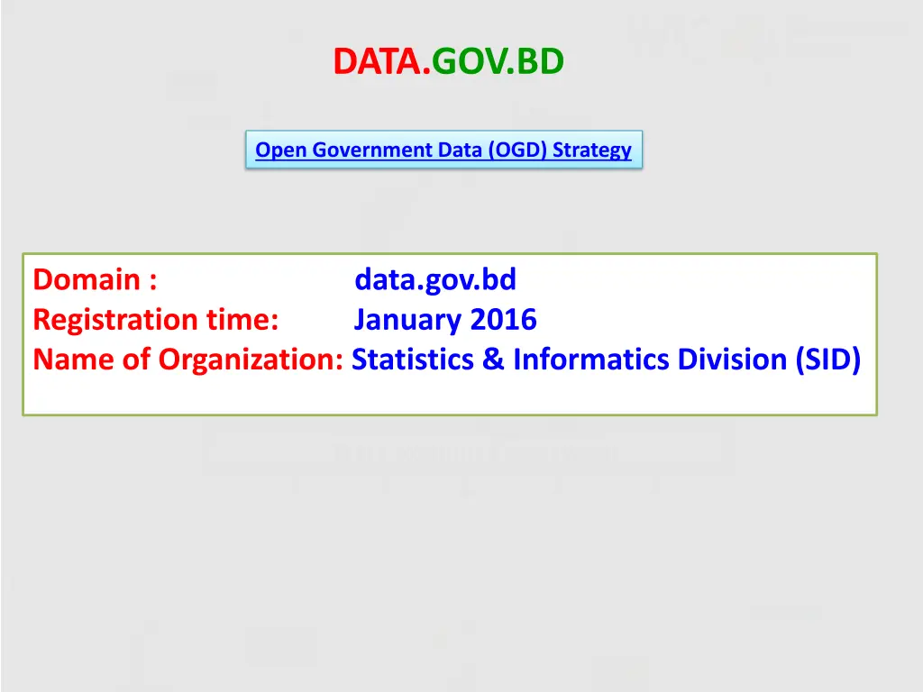 data gov bd