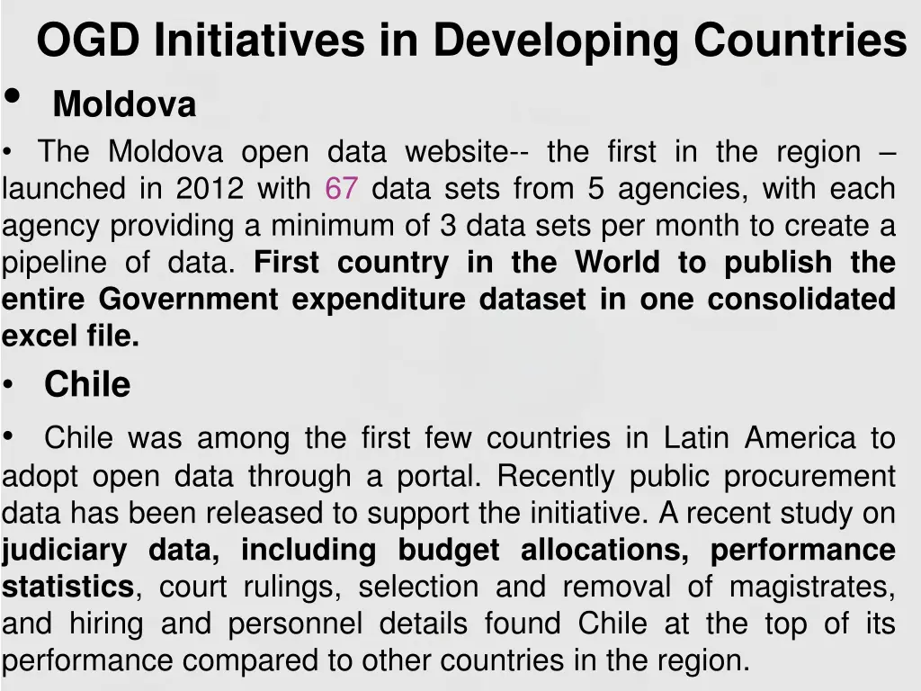 ogd initiatives in developing countries moldova