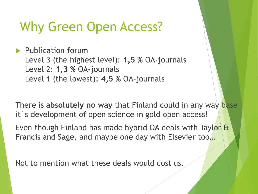 why green open access 1