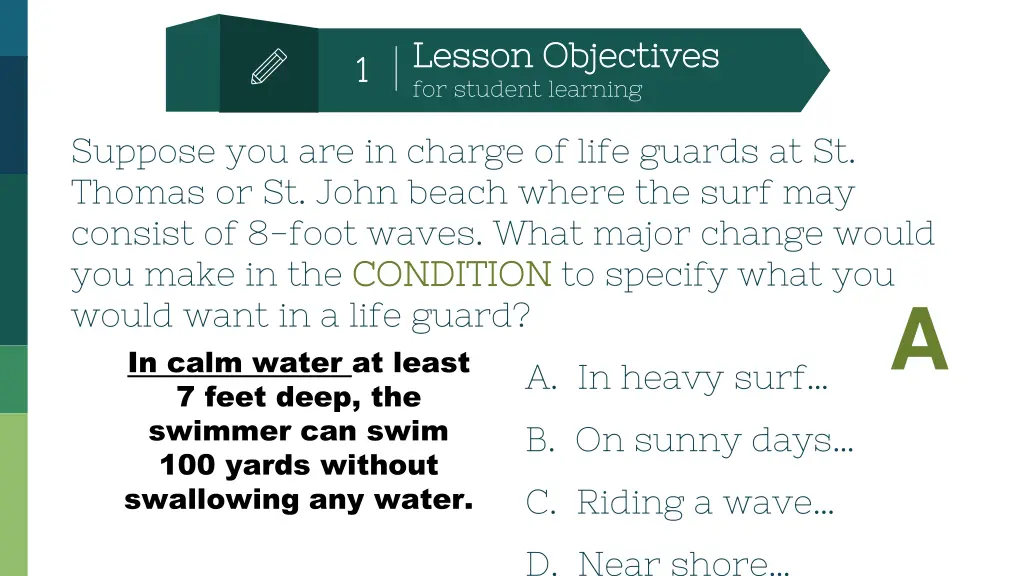 lesson objectives lesson objectives for student 10