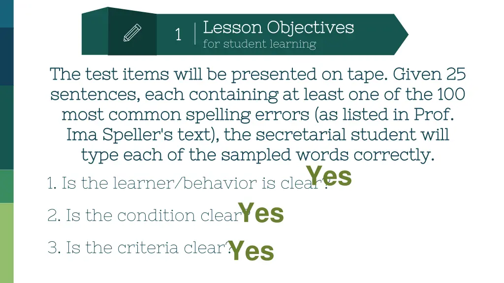 lesson objectives lesson objectives for student 18